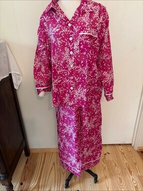 Papinelle Women's Pink Floral Pajama Set